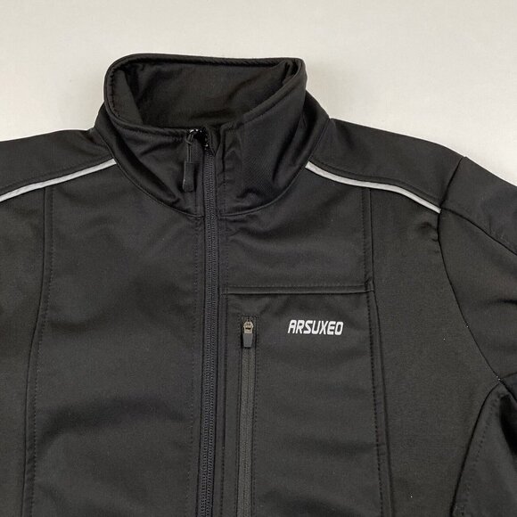 Arsuxeo Cycling Jacket Men’s S Winter Thermal  Windproof Breathable Waterproof - Picture 8 of 9